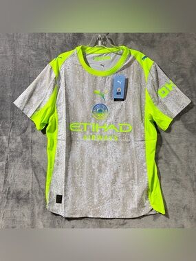 Puma Manchester City 25/26 3rd Soccer Elite Jersey 780360-03 Mens Size Large NEW